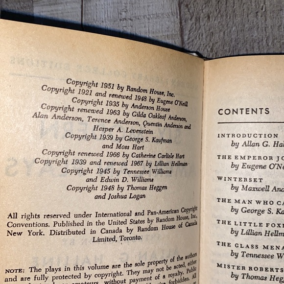 Six Modern American Plays vintage hardback book - Picture 5 of 10